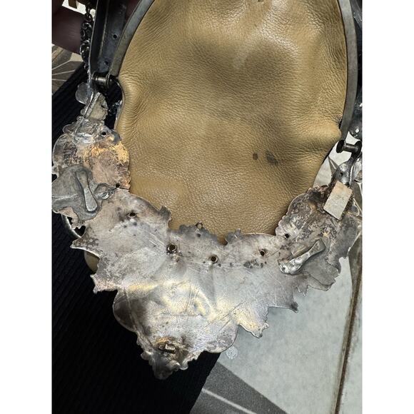 French Antique Sterling Silver Gargoyle Mascaron Frame Purse - Picture 12 of 14